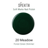 Spekta Matte Nail Polish 20 Meadow Forest Green Shimmer