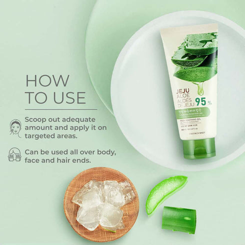 The Face Shop Jeju Aloe Fresh Soothing Gel Tube 300ml