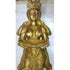 Indian Lady Holding Lamp Diya Brass