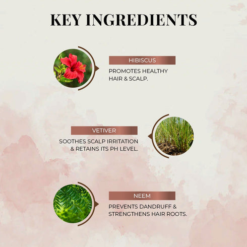 Just Herb Hibiscus and Vetiver Anti-Dandruff Shampoo 200ml