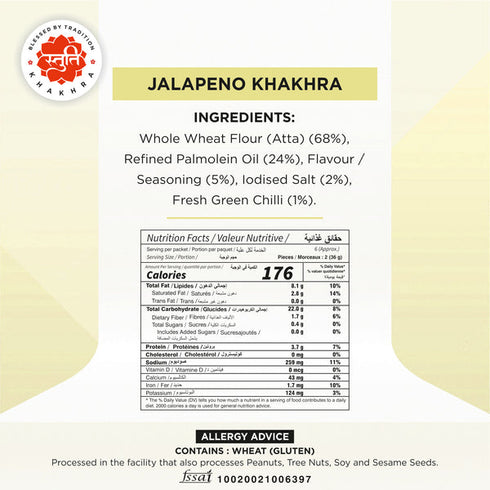 Stuti Khakhra Jalapeno Khakhra