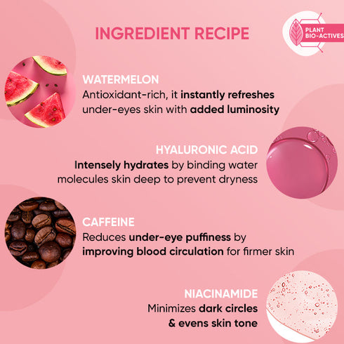 Dot and key Watermelon Cooling Hydrogel Eye Patches