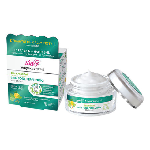 Iba Advanced Activs Crystal Clear Skin Tone Perfecting Gel Cream 50g