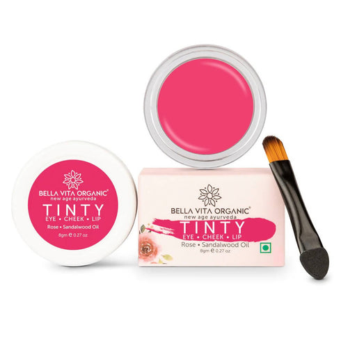 Bella Vita Organic Rose Pink 3 in 1 Tinty Blush 8g