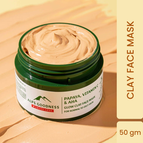 Alps Goodness Papaya Vitamin C and AHA Glow Clay Face Mask