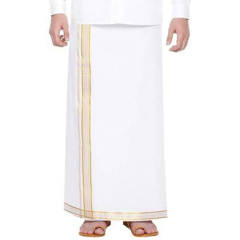 Ramraj Cotton Golden Zebra Lines