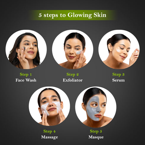 Lotus Whiteglow Activated Charcoal 4 In 1 Facial Kit