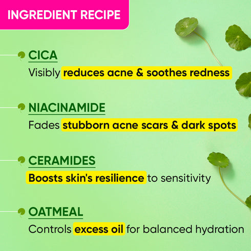 Dot and key Cica +Niacinamide Oil Free Moisturizer