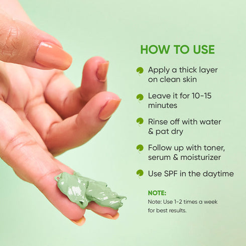 Dot and key Cica & Salicylic French Green Clay Face Mask