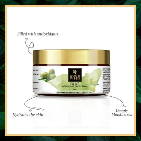 Good Vibes Nourishing Olive Face Cream 50g