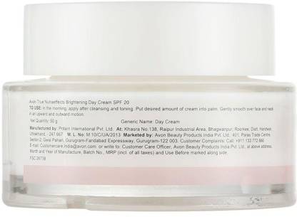 Avon True Nutraeffects Brightening Day Cream SPF 20 50g
