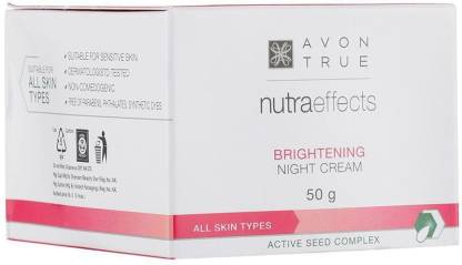 Avon True Nutraeffects Brightening Night Cream 50g