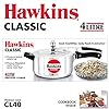 Hawkins Classic Pressure Cooker 4 Litre - Silver (CL40)