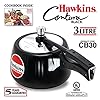 Hawkins Contura Hard Anodised Aluminium Inner Lid Pressure Cooker Black
