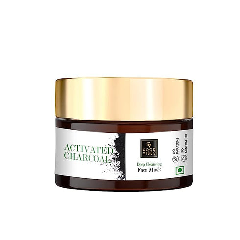 Good Vibes Activated Charcoal Deep Cleansing Face Mask