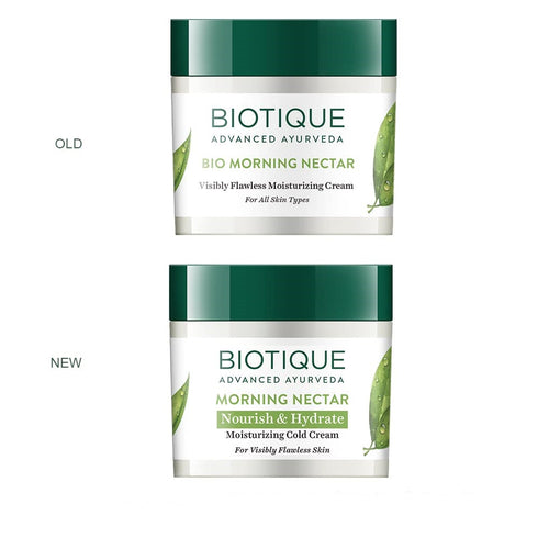Biotique Advanced Ayurveda Bio Morning Nectar Visibly Flawless Moisturizing Cream 50g