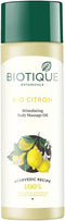 Biotique Bio Citron Stimulating Body Massage Oil 210 ml