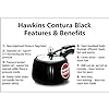 Hawkins Contura Hard Anodised Aluminium Inner Lid Pressure Cooker Black