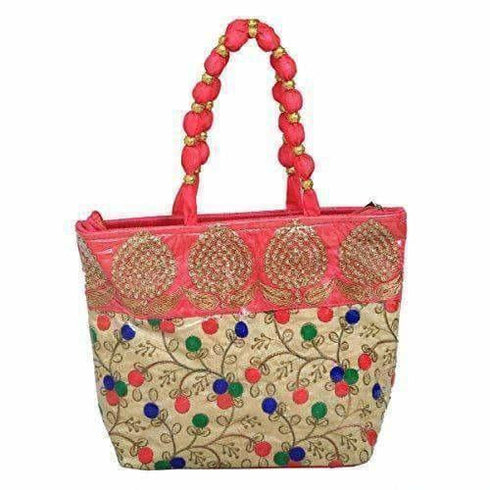 Pink Color Designer Hand-Bag
