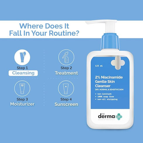The Derma co 2% Niacinamide Gentle Skin Cleanser