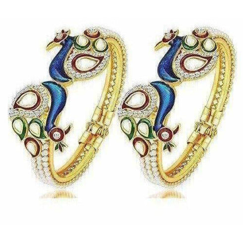 Traditional Gold Plated Bracelet Bangle Set