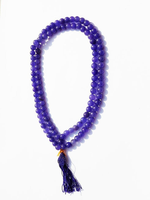 Kannssky Blue Hakik Agate Mala