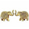 Brass Trunk up Elephant Statues Set of 2 - Showpiece Statue