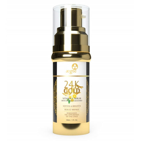 Aegte 24K Gold Vitamin C Serum With Collagen Booster