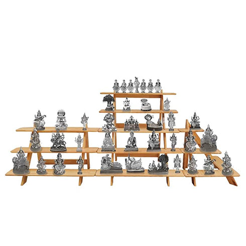 Navarathri Kolu Padi Golu Stand Mini Navratri Gollu Padi Navaratri Kollu Stand Navrathri Golu Rack Angle Removable Slotted Display Rack Dismantlable