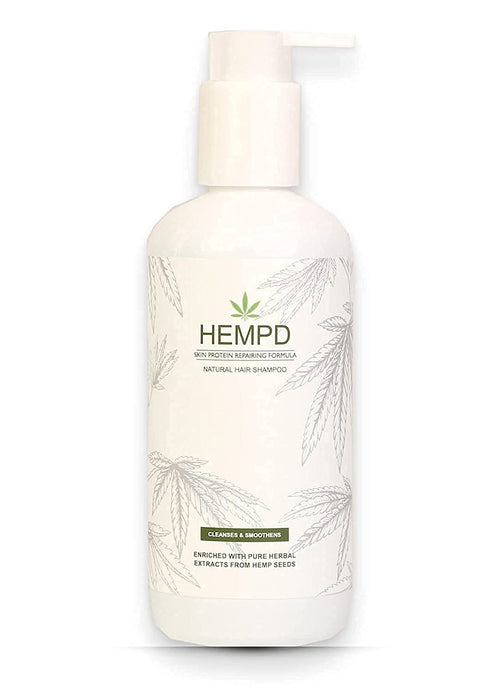 Hempd Natural Hair Shampoo, Hemp Seed Oil, Herbal Extracts Triple Moisture Herbal Replenishing Shampoo 300 ML