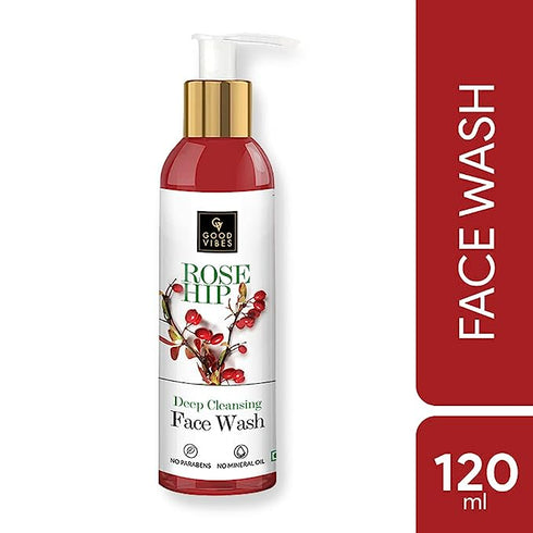 Good Vibes Rosehip Deep Cleansing Face Wash
