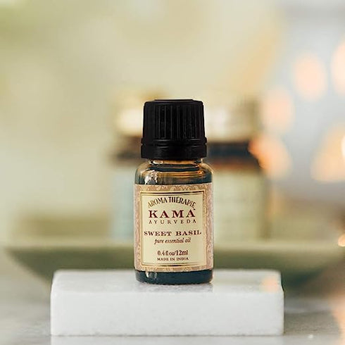 Kama Ayurveda Sweet Basil Pure Essential Oil 12ml