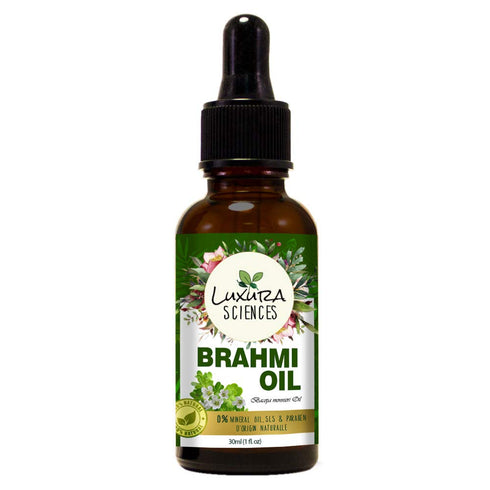 Luxura Sciences Organic Brahmi Oil for Hair Growth