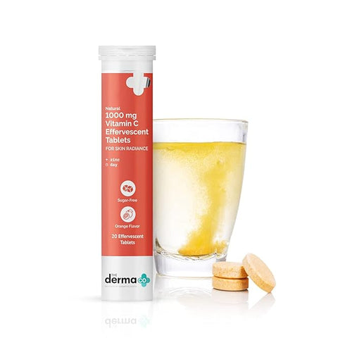 The Derma co 1000 mg Vitamin C Effervescent Tablets For Skin Radiance