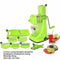 Green Color - Plastic Fruit and Vegetable Juicer Combo Set, 9-Pieces