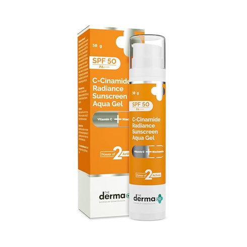 The Derma co CCinamide Radiance Sunscreen Aqua Gel with SPF 50 & PA++++