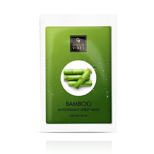 Good Vibes Bamboo Antioxidant Sheet Mask 20ml