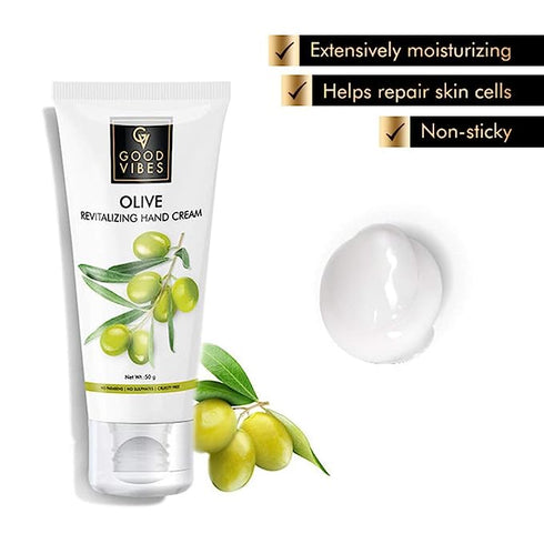 Good Vibes Revitalizing Hand Cream - Olive