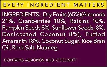 The Nibble Box Amaranth Amore Granola