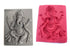 Lord Dancing Ganesha ganpati Bappa mangalamurti Hindu Idol Sculpture Warship Decoration Frame Silicone Mould Mold 500GMS