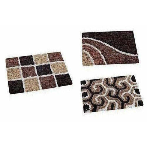 Abstract Cotton Door Mat - Multi color