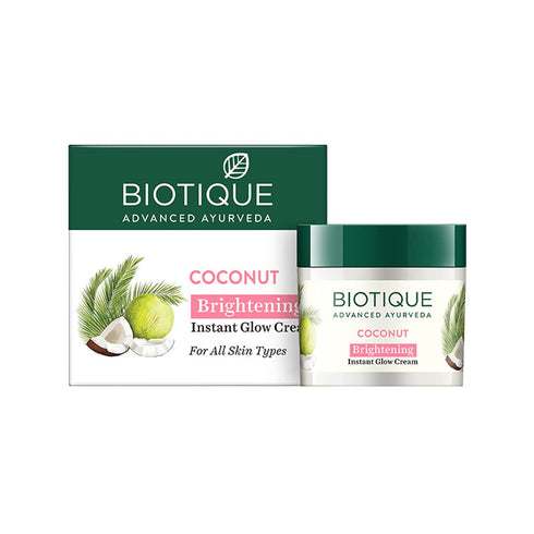 Biotique Advanced Ayurveda Bio Coconut Whitening & Brightening Cream 50g