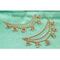 Gold Plated Long Hair Chain with with Small White Beads