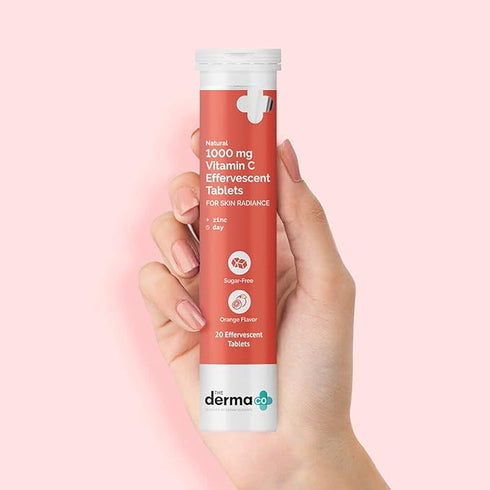 The Derma co 1000 mg Vitamin C Effervescent Tablets For Skin Radiance