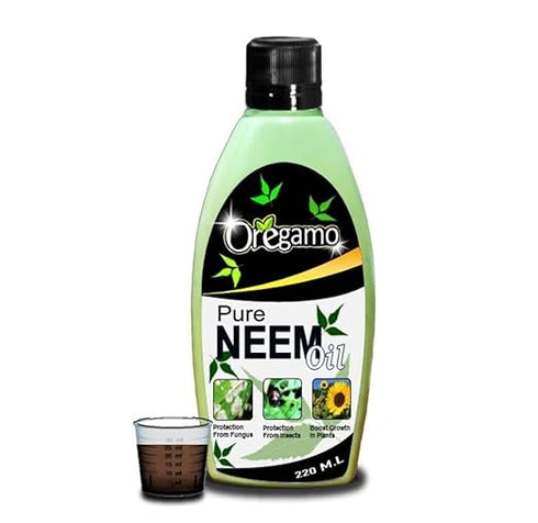 Oregamo Pure Organic Cold Pressed Neem Oil 200ml