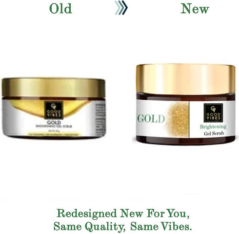 Good Vibes Gold Brightening Gel Scrub