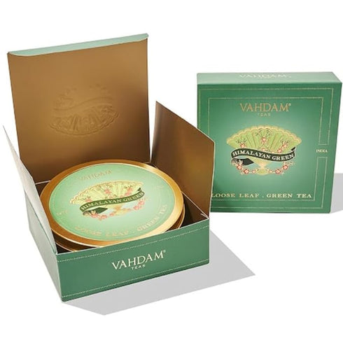 Vahdam Tea Himalayan Green Tea Tin Gift Set
