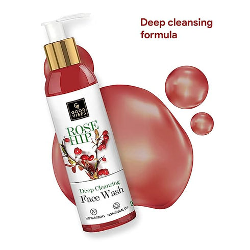 Good Vibes Rosehip Deep Cleansing Face Wash
