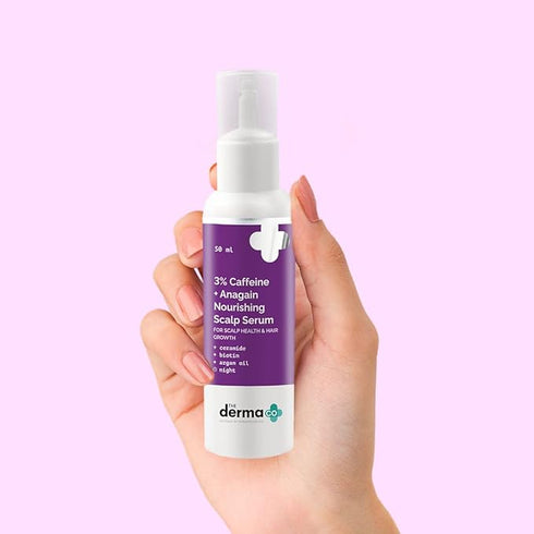The Derma co 3% Caffeine + Anagain Nourishing Scalp Serum