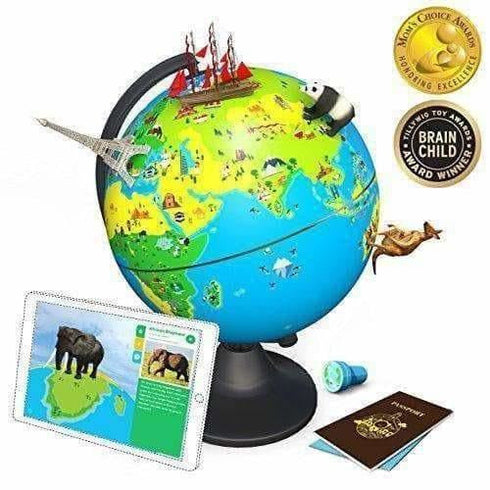 The Educational, Augmented Reality Based Globe for Kids, 4-10 Years